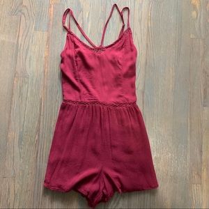 Maroon romper
